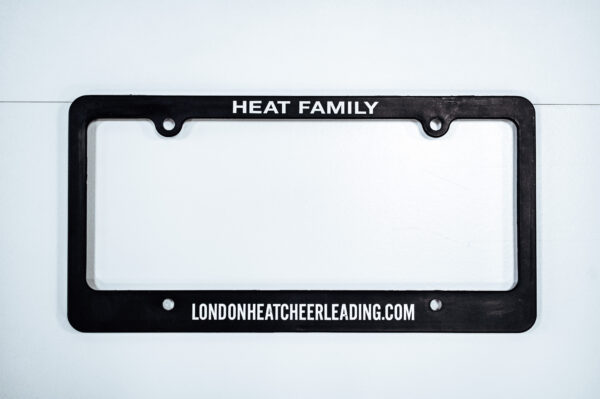 London Heat License Plate Covers